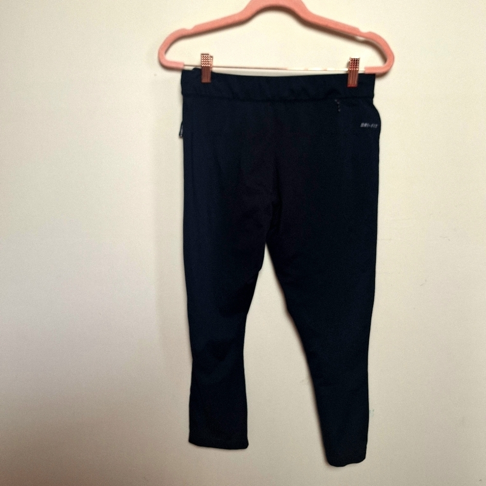 Nike Running Black Cropped Dri Fit Skinny Leggings Size Large